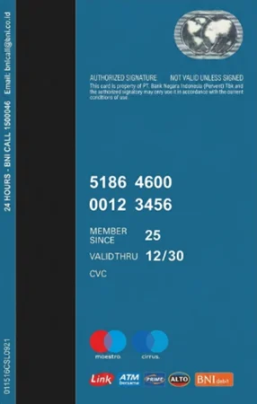 Kartu Debit BNI BookCabin